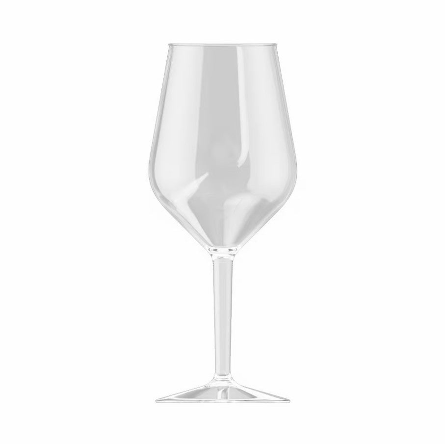 Kunststof wijnglas op voet Lady Abigail. Gemaakt van Copolyester Tritan (BPA vrij). (set van 2)